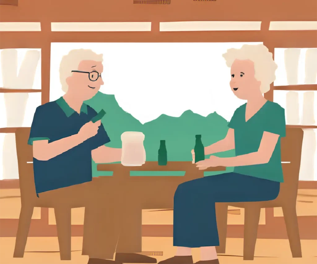 無駄をなくしてすっきりとしたシンプルライフを送っている60代シニア夫婦
