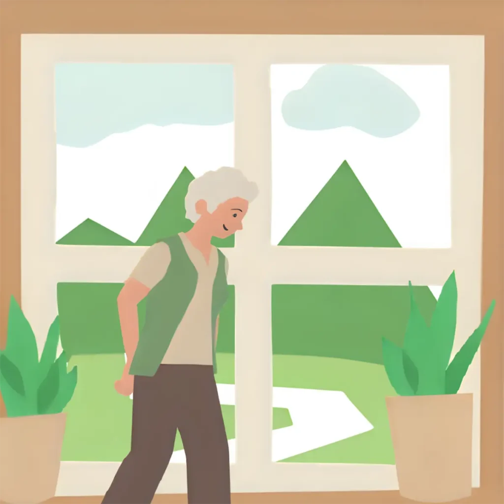 骨粗しょう症になったんじゃないかと心配しているシニア女性