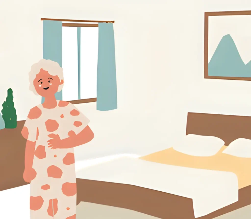 最近睡眠時間が短くなったと自覚している60代女性