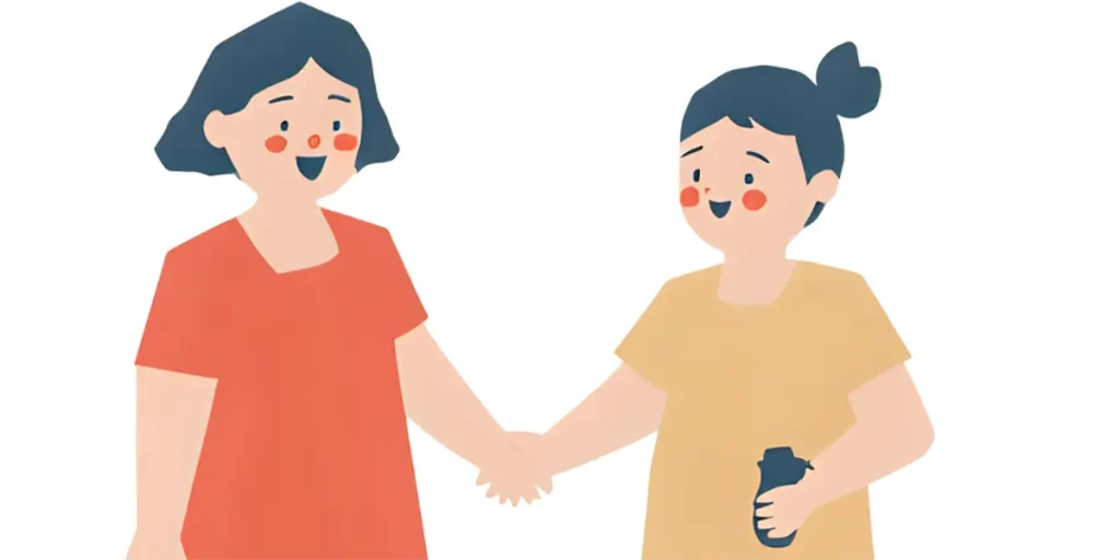熱中症と脱水症状の違いがよくわからずに話し合っている60代女性
