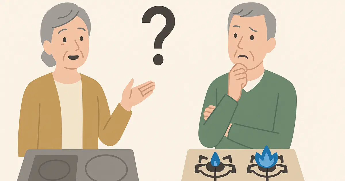 IHとガス、どっちがラクで美味しい？｜60代の使い勝手比較