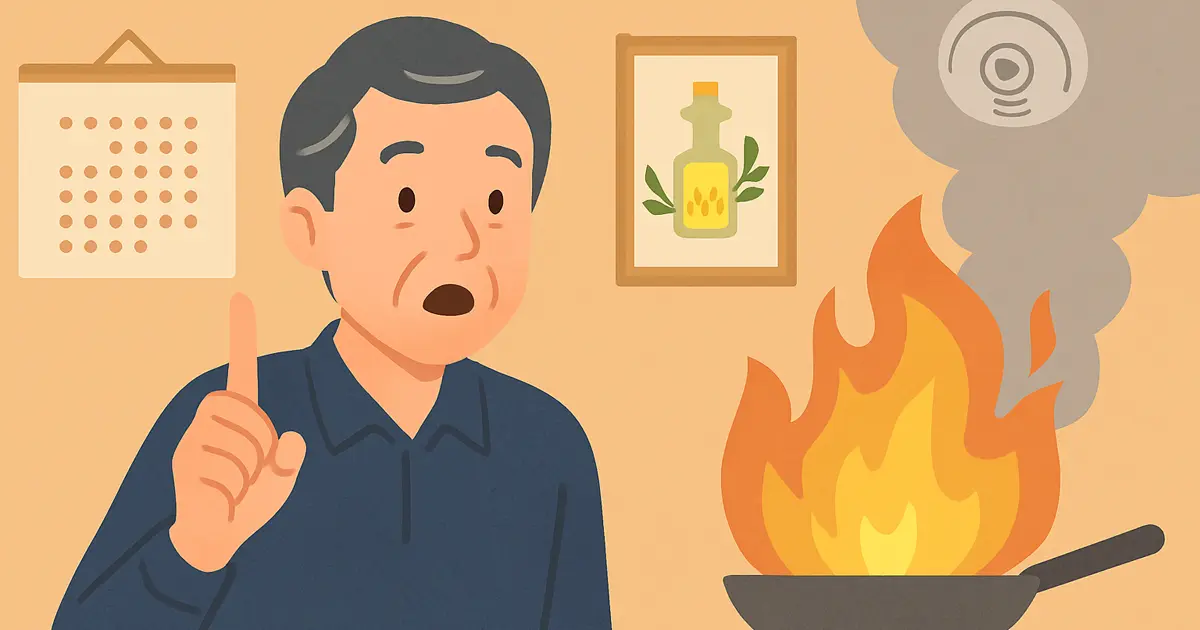 天ぷら油火災にご用心｜キッチンでできる60代の簡単な予防法