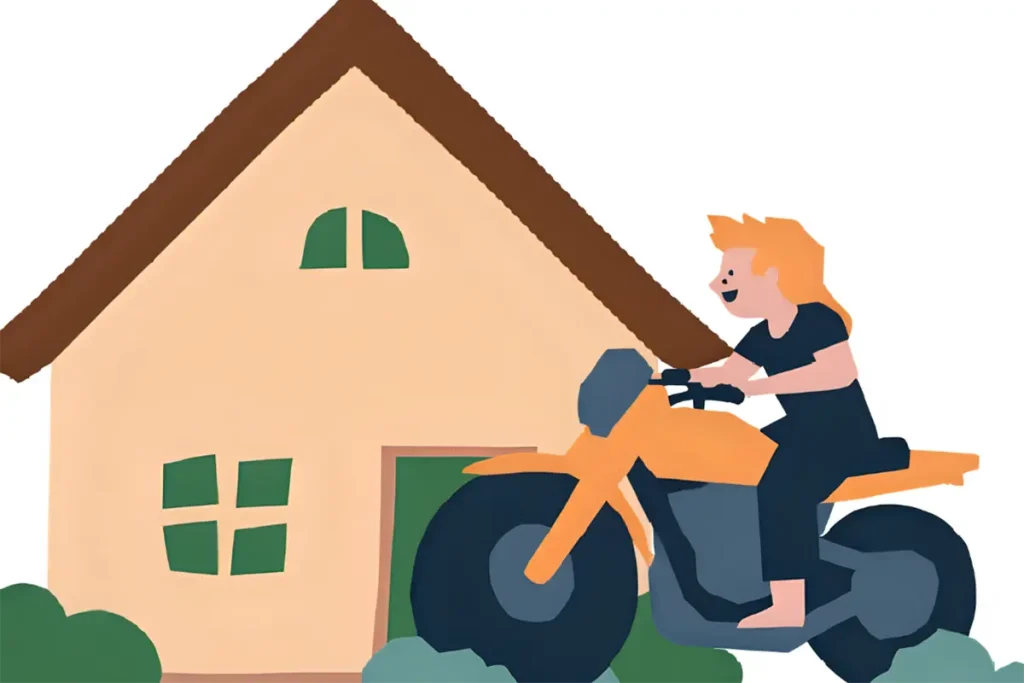 バイクの空ぶかしで迷惑している