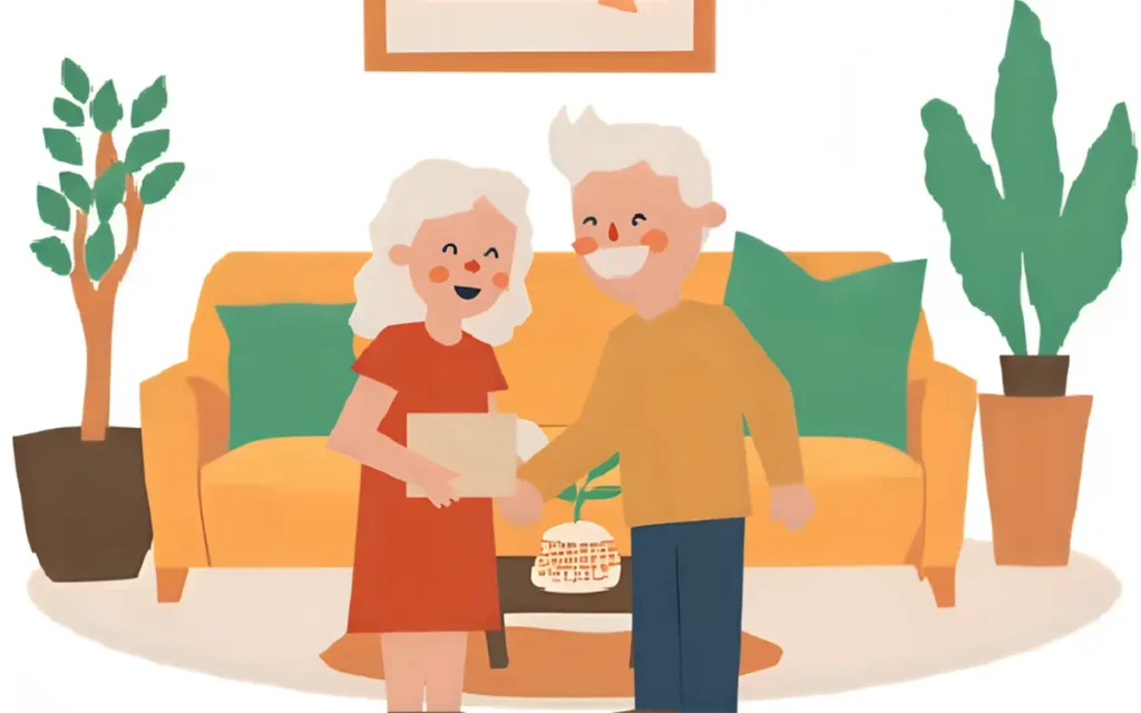 離れた家族も安心しているし、近所付き合いもとてもフレンドリーな60代夫婦