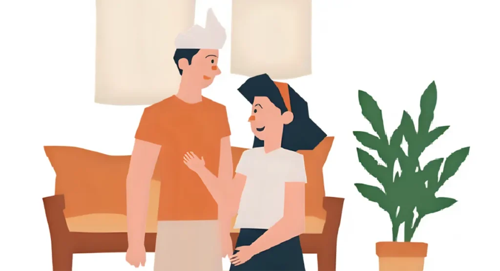 いつもラブラブなスキンシップがある熟年夫婦