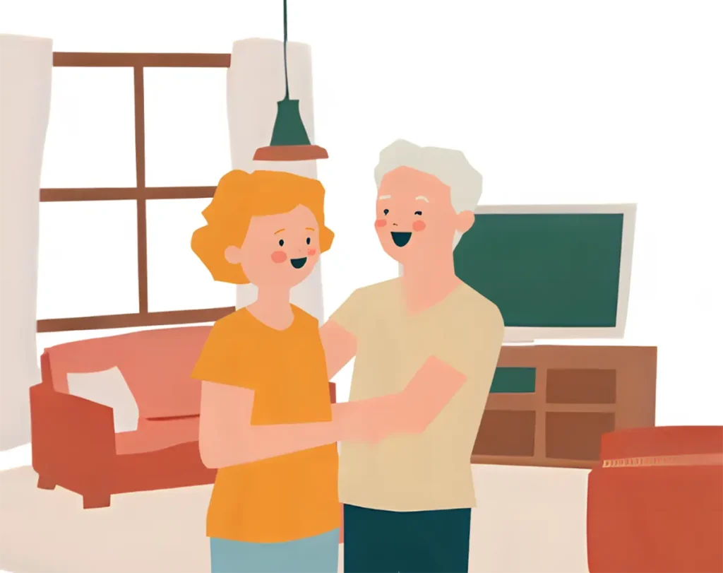 60代になっても、キスをしたりして仲が良い夫婦