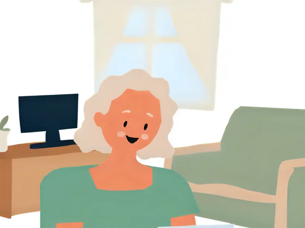 60代でパートの仕事を始めて輝いている女性