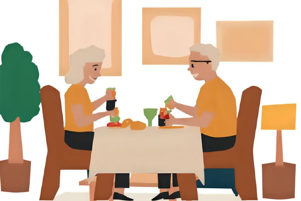 いつも何でも話し合い、とても仲が良い60代夫婦。