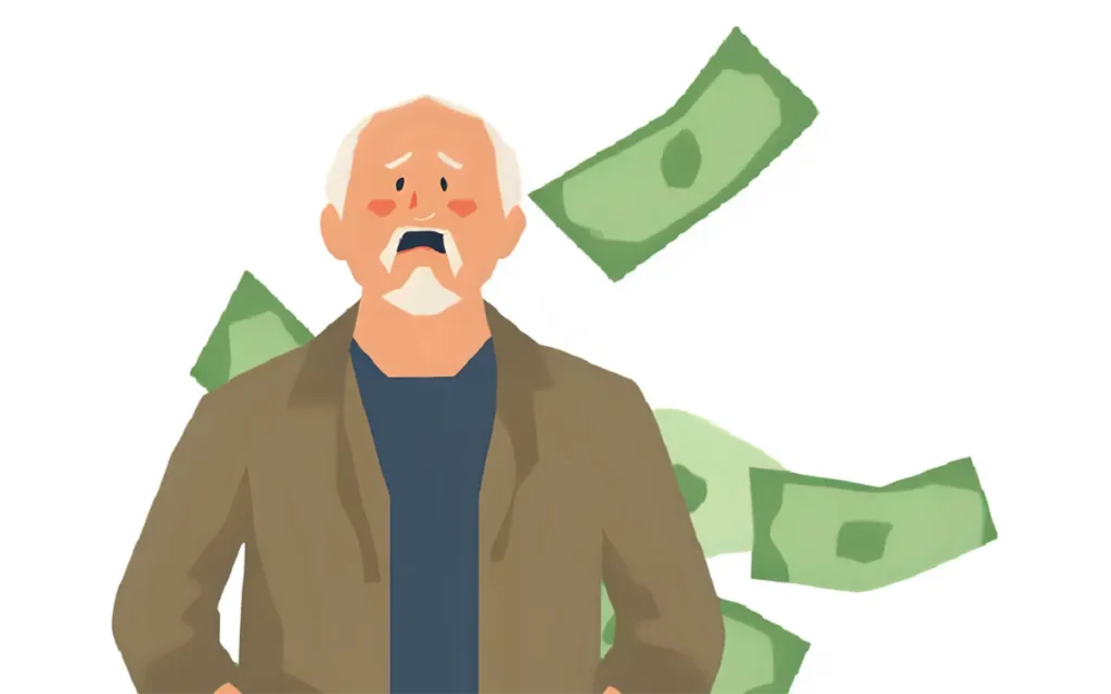 パスワードを甘く見て、大きな損害がでたシニア男性