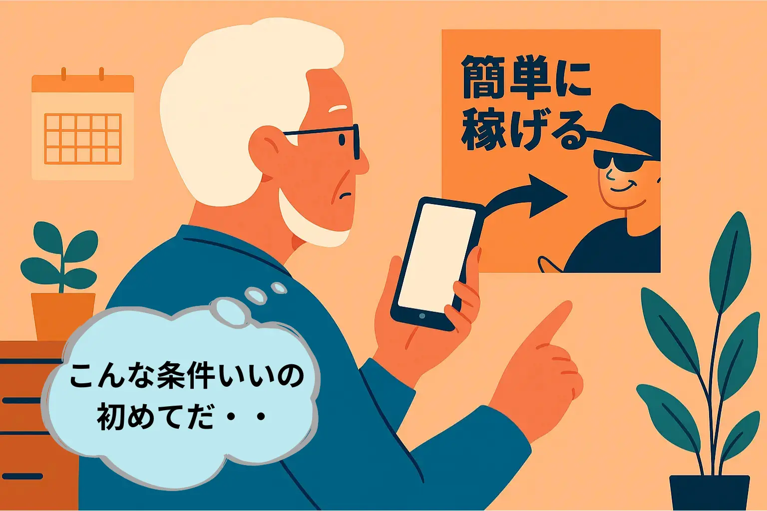 60代シニアが闇バイトに応募しない｜「簡単」「稼げる」などの甘い誘い…