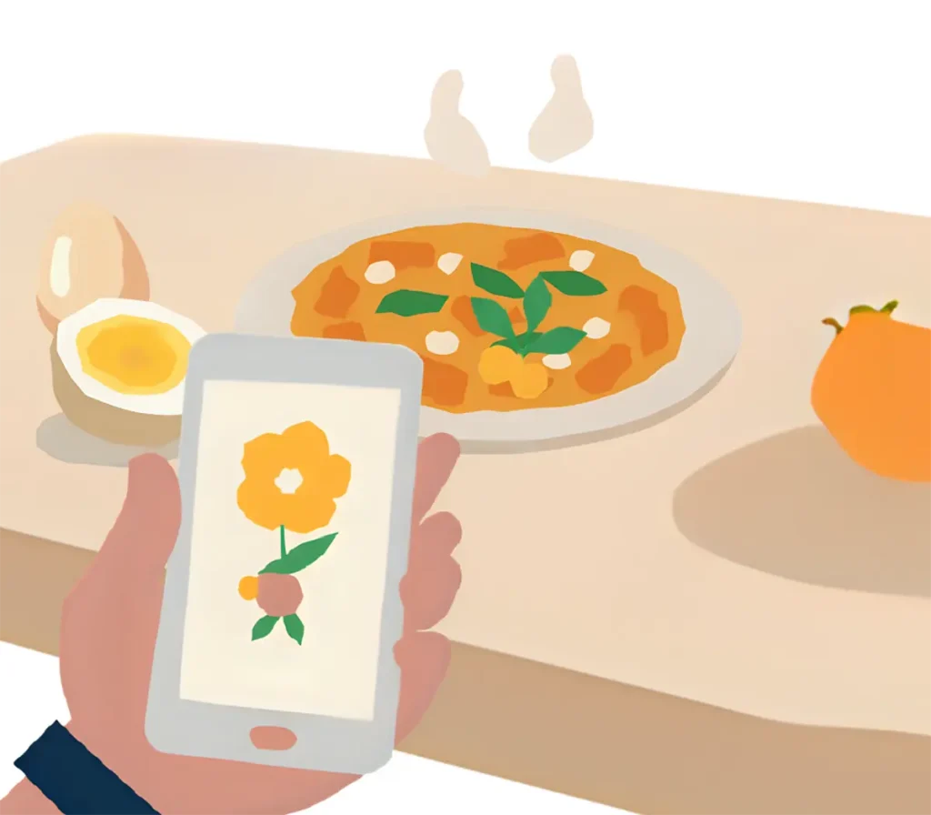 作った料理をSNSにアップして料理が楽しくなったところ
