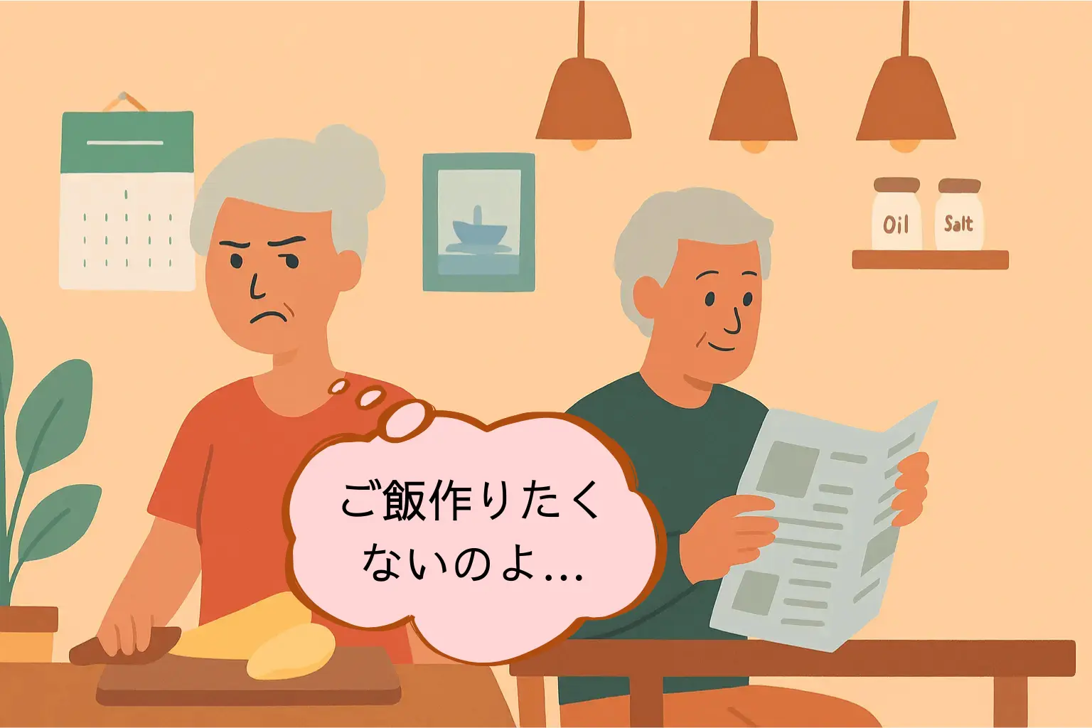 ご飯作りたくない…どうする？｜60代が料理の呪縛から解放される秘訣