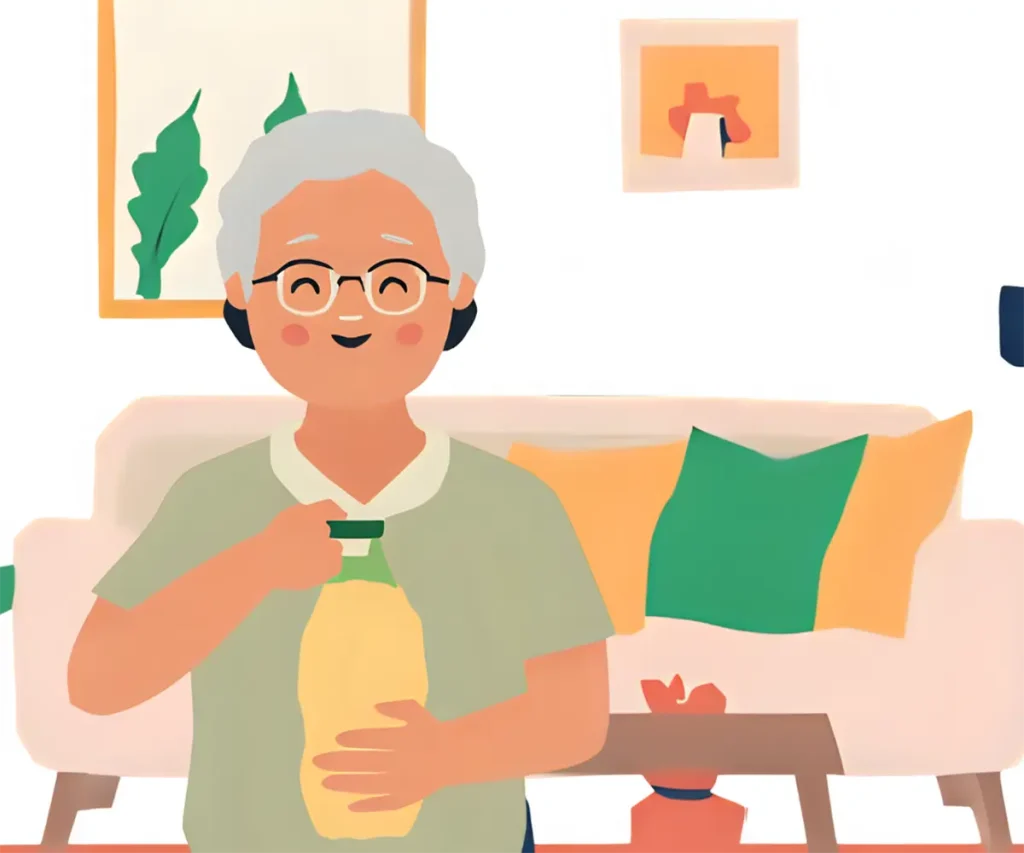 プロボの活動をしているので生活習慣にも気をつけている60代女性