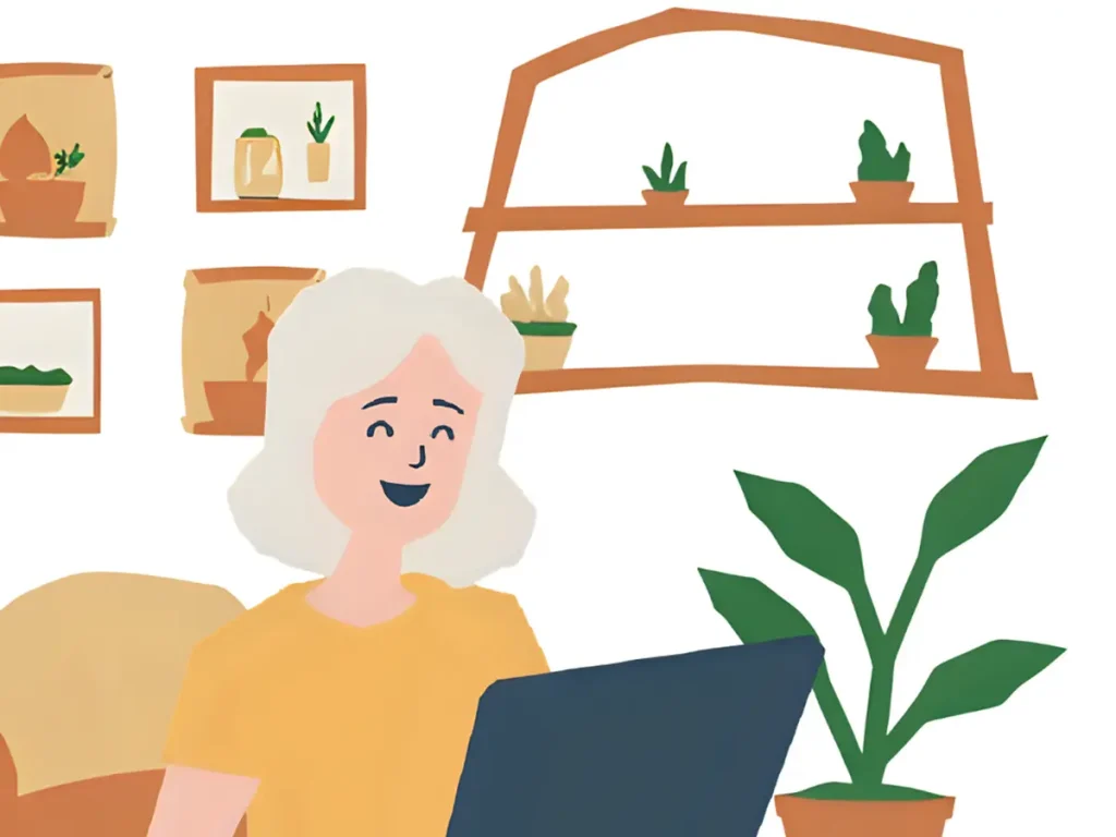 ファッションブログが楽しくてしょうがない60代女性