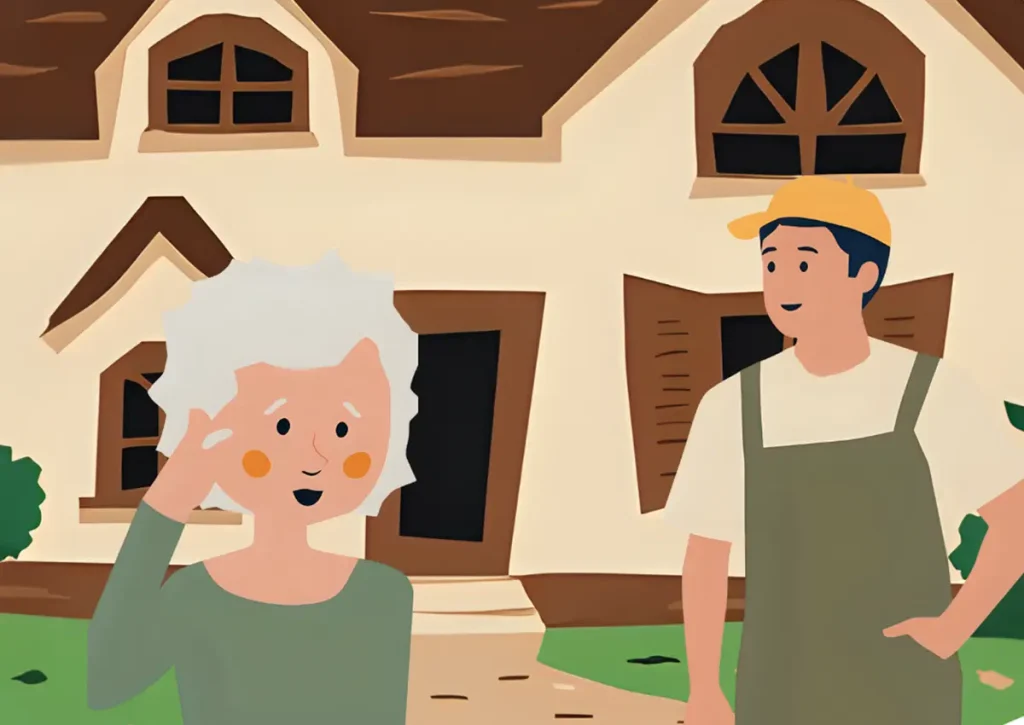 急に訪問してきて、無料で耐震調査をしてあげるという業者