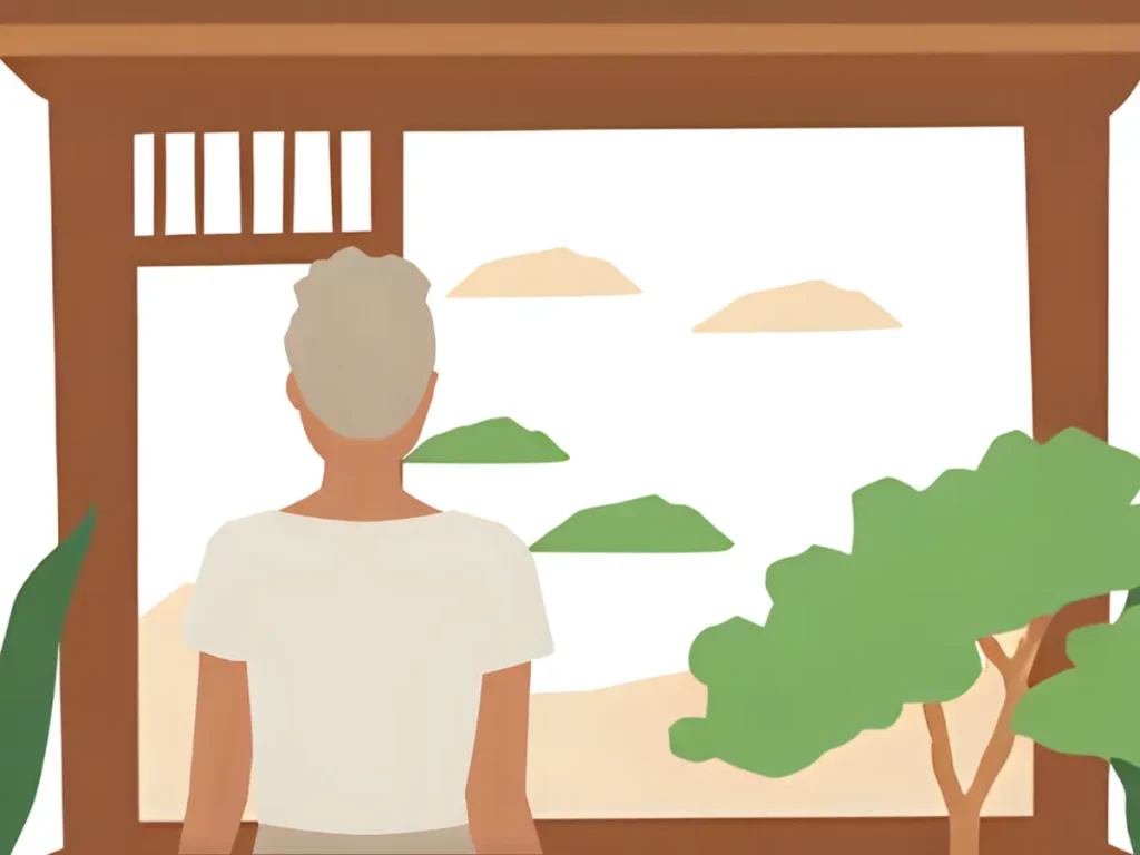 友達がいないことを心配している60代女性