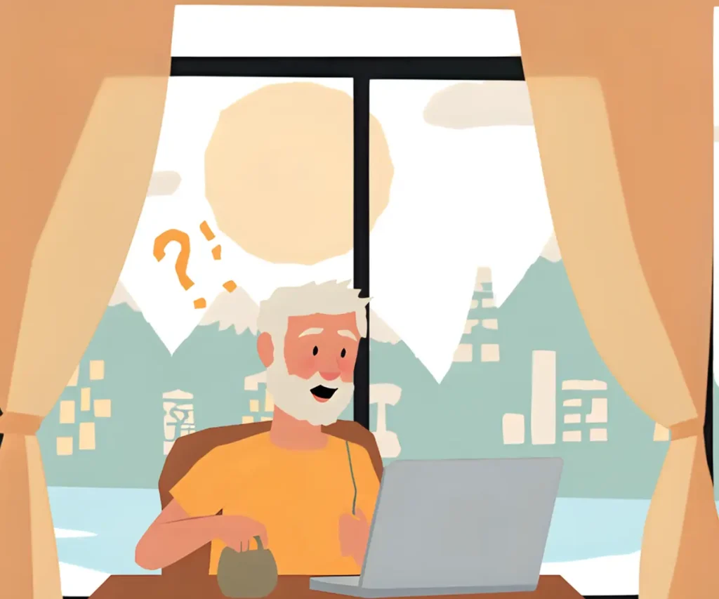 高額療養費制度と医療保険をについて調べている60代男性