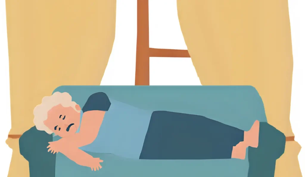 ちょっと持病がある男性