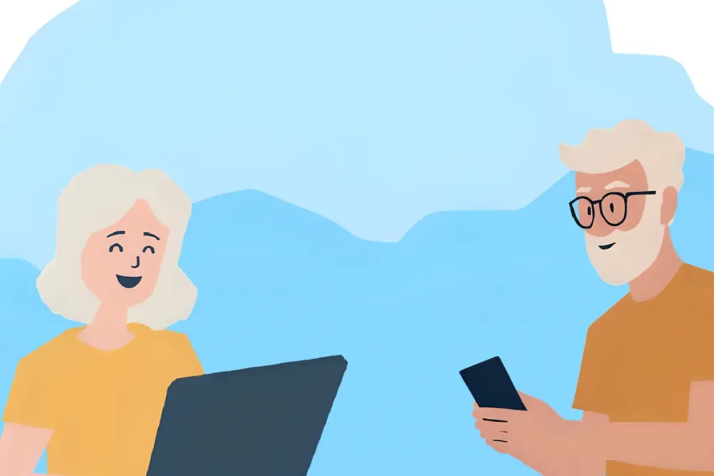 ブログを始めて、オンラインコミュニティで繋がってる60代の人たち
