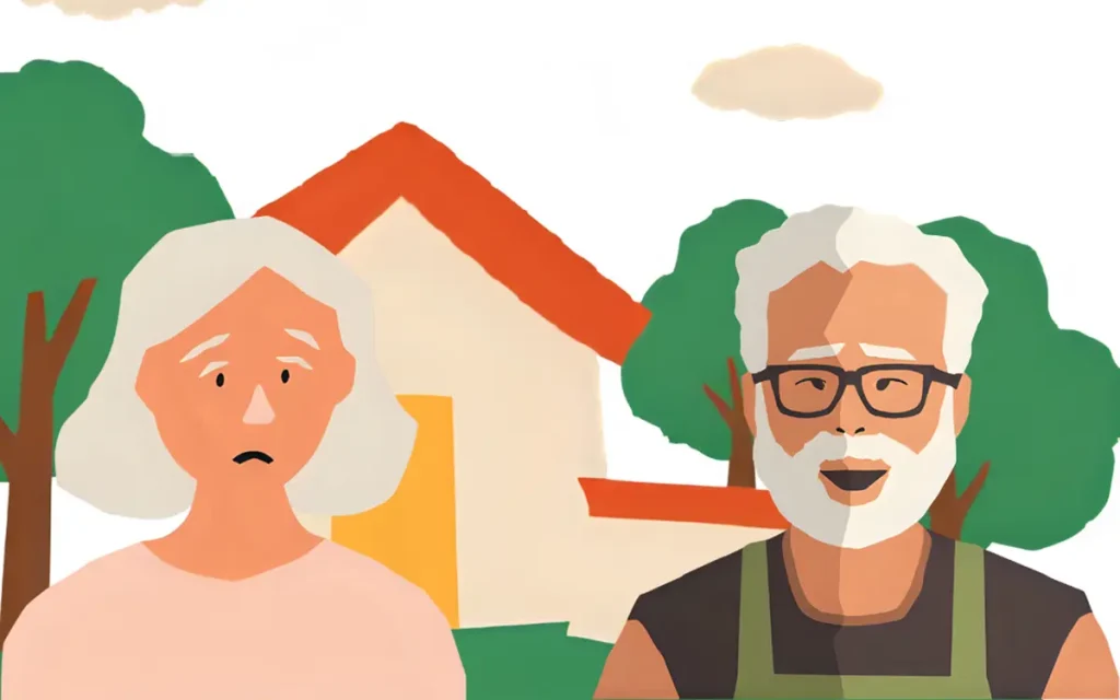 人を見下した話し方をするシニア男性