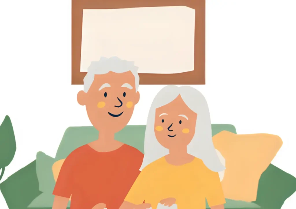 シニアになっても触れ合いが多い夫婦