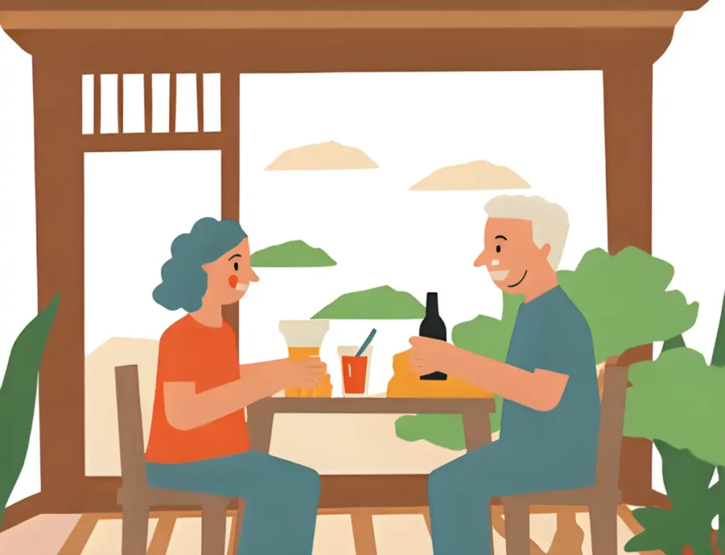 月に一度、旅行しながら夫婦の時間を作っているシニア夫婦