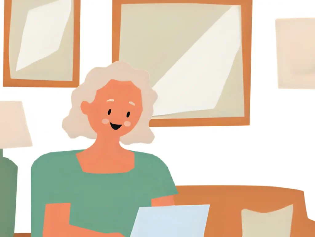 統一感があってセンスのあるブログが作れているシニア女性