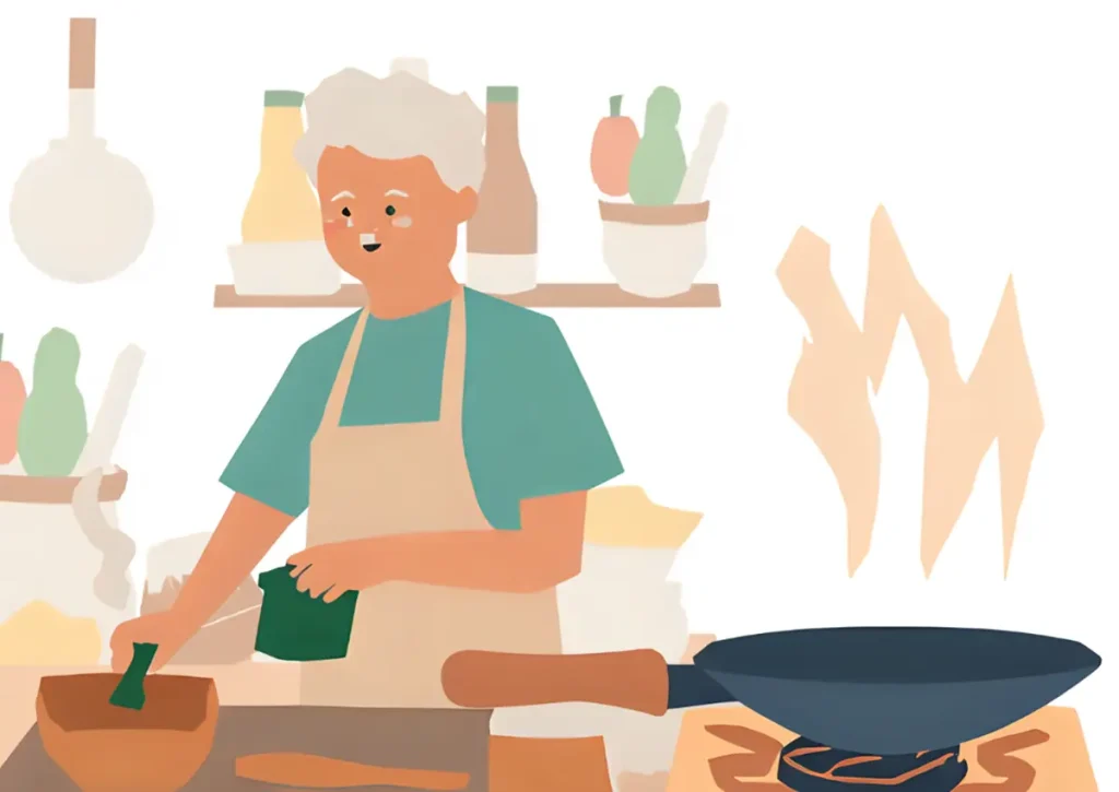 なるべく近所に匂いで迷惑をかけないように考えている60代女性