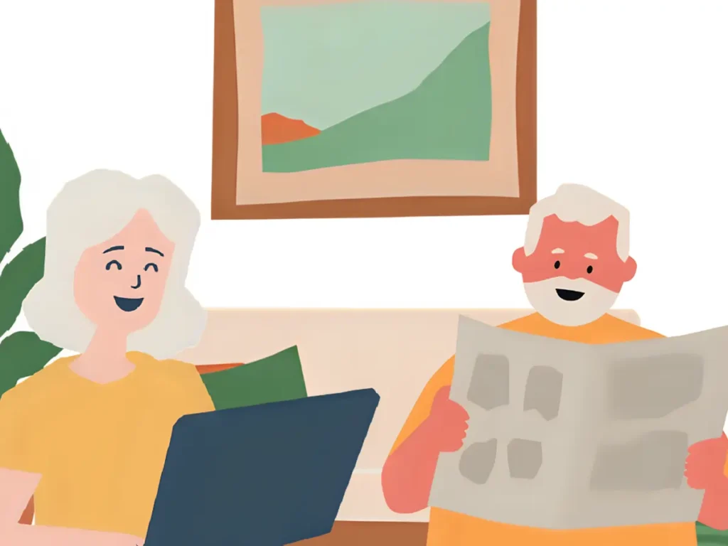 お互いに距離感を取って、平和な暮らしをしている夫婦