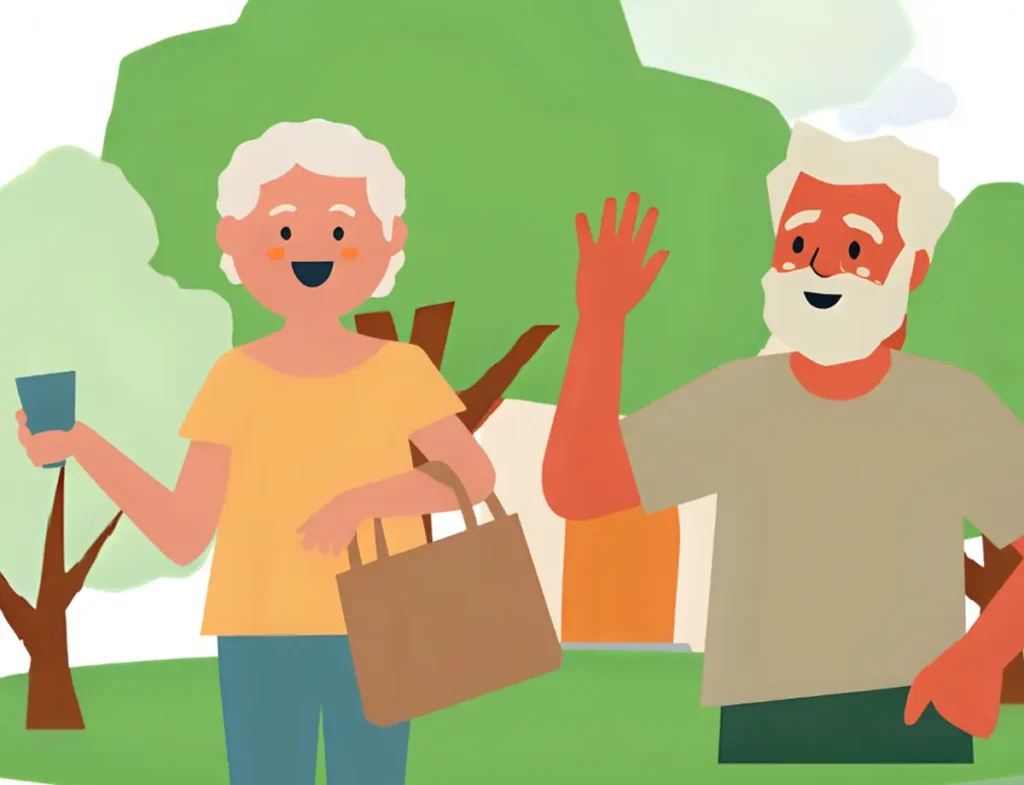 上手な距離を取り合って、いい関係が続いているシニアの人達