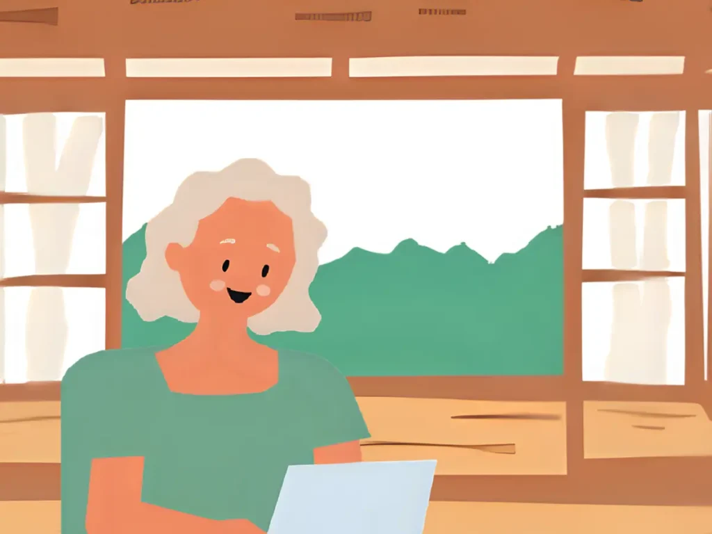 日々の出来事をブログにアップして、心配性の症状が和らいでいる60代女性