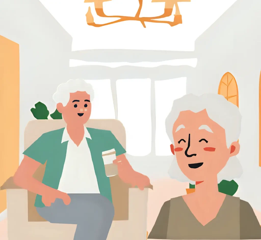 くよくよせずに元しく生きているシニア夫婦