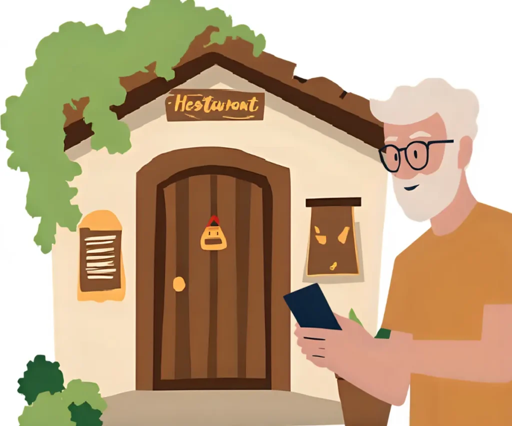 SNSで、キラキラした生活を送っている60代男性