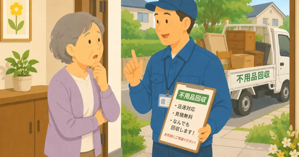 シニアを狙う悪質な不用品回収に騙されないで！お茶の間の安心を守る「安全な片付けの段取り術」
